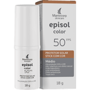 Protetor Solar Episol Facial FPS 50 Cores Stick Médio 18g