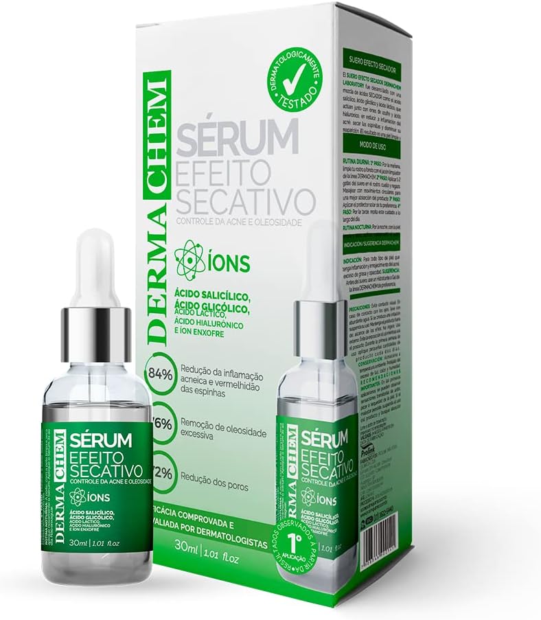 Dermachem Sérum Efeito Secativo cravos e espinhas