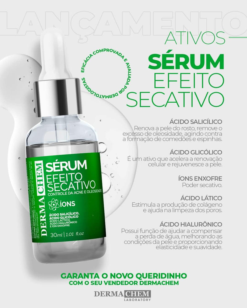 Dermachem Sérum Efeito Secativo cravos e espinhas